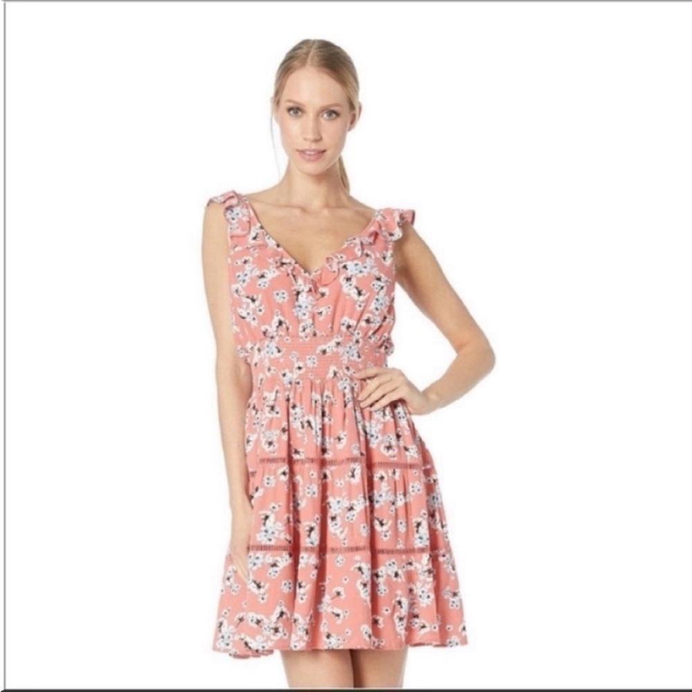 Jack‎ by BB Dakota Womens Secret Flowers Printed V-Neck Dress Size S